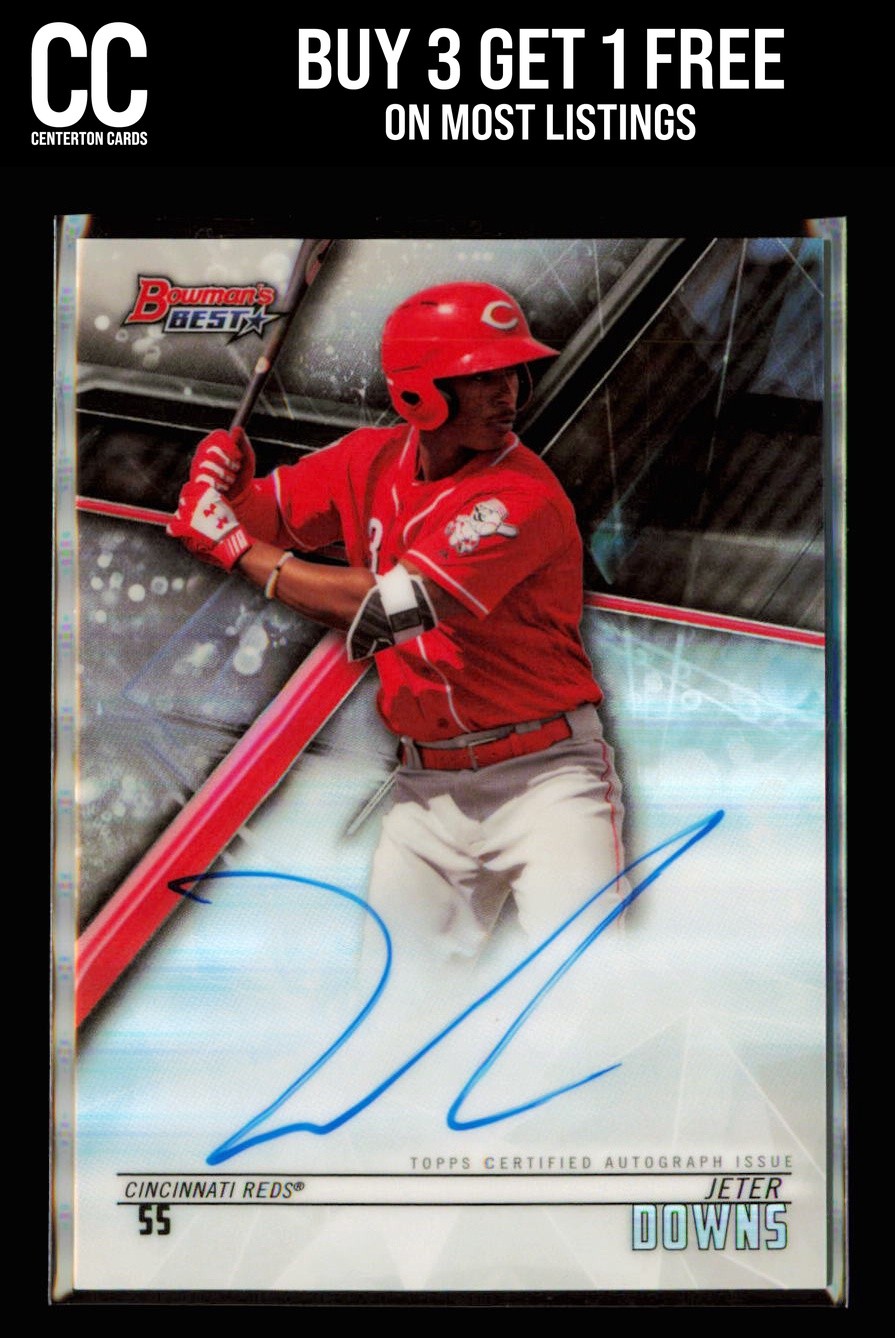2018 Bowman's Best #B18-JD Jeter Downs Best of 2018 Autographs Refractor