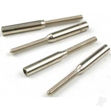 JP M2 Solder Pushrod Linkage Threaded Extenders (4pcs) | For RC Model Planes