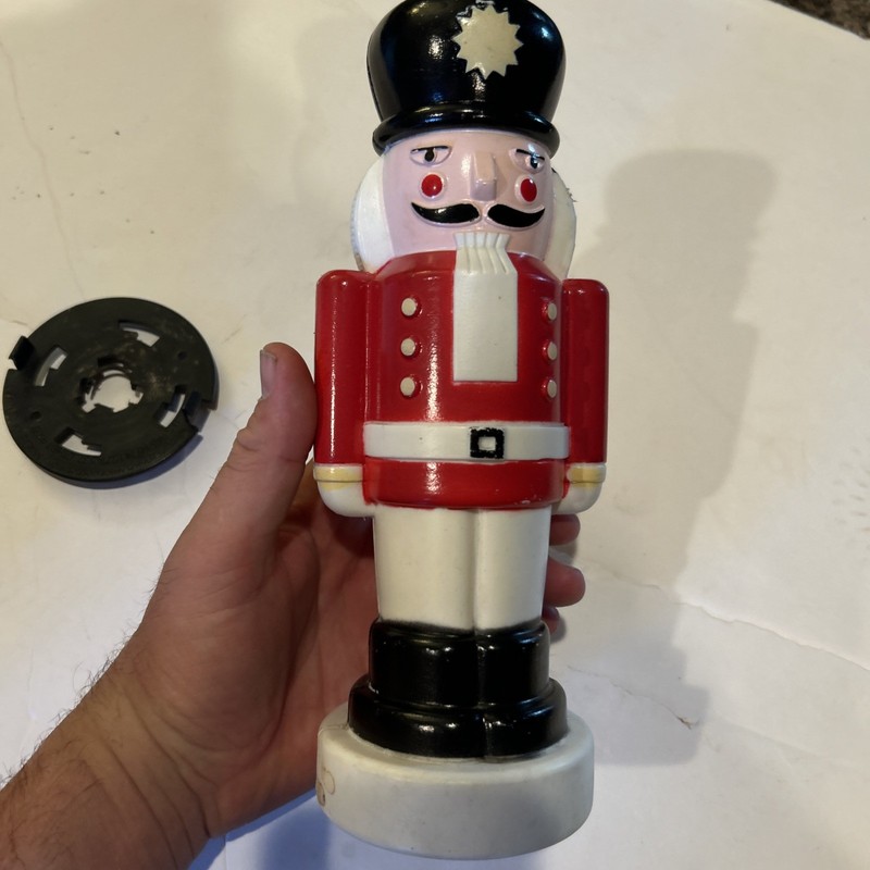 Empire Blow Mold Toy Soldier/Nutcracker Pathway Light Topper 1995 Vintage