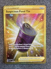 Pokemon TCG - Suspicious Food Tin 80/73 Secret Gold Rare Holo - Champion's Path