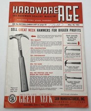 1961 Hardware Age Trade Magazine How To Buy Toys Great Ads Vintage May 18