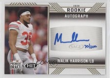 2020 Sage Hit Rookie Auto Gold 70/200 Malik Harrison #A30 Auto 0cv1