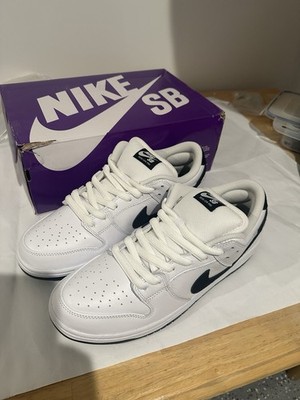 HF3704-100 Nike SB Dunk Low Pro White Black Mens Size 13