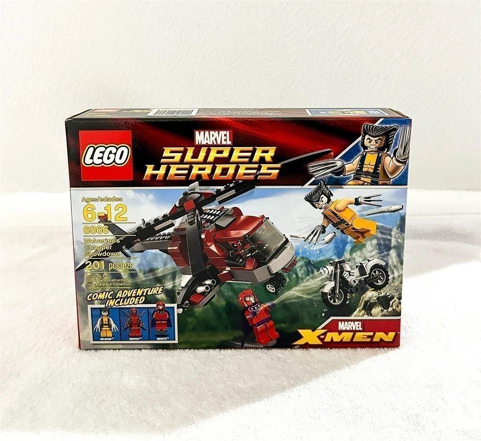 LEGO MARVEL SUPER HEROES WOLVERINE'S CHOPPER SHOWDOWN 6866 DEADPOOL SEALED NEW - Image 3 of 4