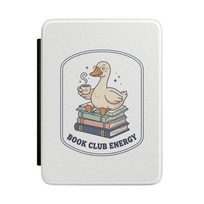 Book Club Energy Kindle Case | Duck on Books Cozy Reading Cover