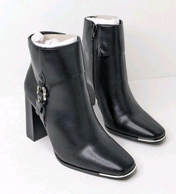 Yoki Quincy Ankle Boots, Black, Women's 6