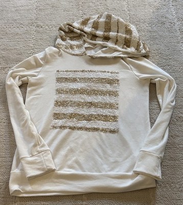 12 Pm By Mon Ami Women s Medium Pullover With Sequins