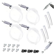 Brake Bleeder Hose - One Way Check Valve Tube - 4 Tool Kits