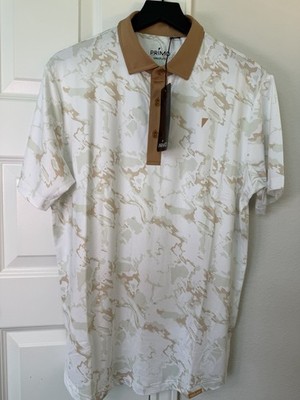 Brand New With Tags Primo Golf  Polo Size Medium Dune Classic collar