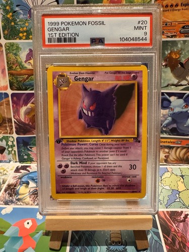 Gengar (1st Edition) graded PSA 9 for sale on eBay