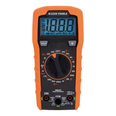 Klein Tools 600 Volt Digital Multi Meter Manual Ranging