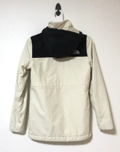 The North Face Coat Gabby Insulated Parka in Vintage White Adjustable Waist Cord - Picture 2 of 22