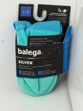Balega Silver No Show Running Socks - Cobalt - Large