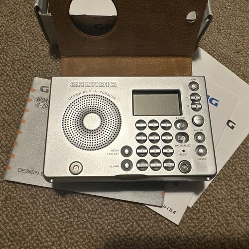 Grundig World Receiver Shortwave Radio G-2000A Designed By FA Porsche: With AC - Zdjęcie 5 z 10