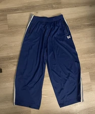 Needles HD Royal Blue/White Track Pants Size M, Brand New