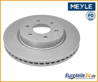 2 St. Bremsscheibe Meyle 36-835210046/PD FüR Nissan Renault