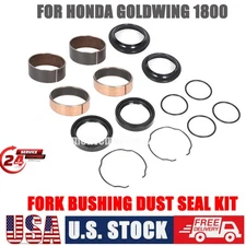 Fork Bushing & Dust Seal Rebuild Kit For Honda Goldwing 1800 GL1800 2001-2012