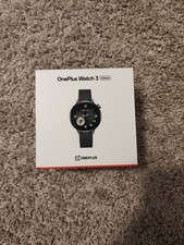 OnePlus Watch 3 43mm Black Steel - Excellent Condition