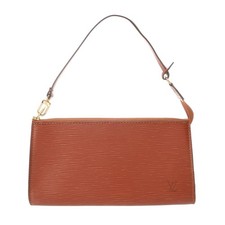 LOUIS VUITTON Pochette Accessoires M52953 Epi Epi Leather Kenya Brown Women ...