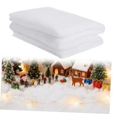 Pack 3 x 8 Ft Fake Snow Blanket for Christmas Decorations 4
