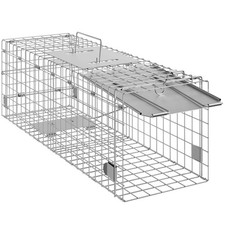 Live Animal Cage Trap Humane Folding Catcher for Cats Rabbits Squirrels Rodents