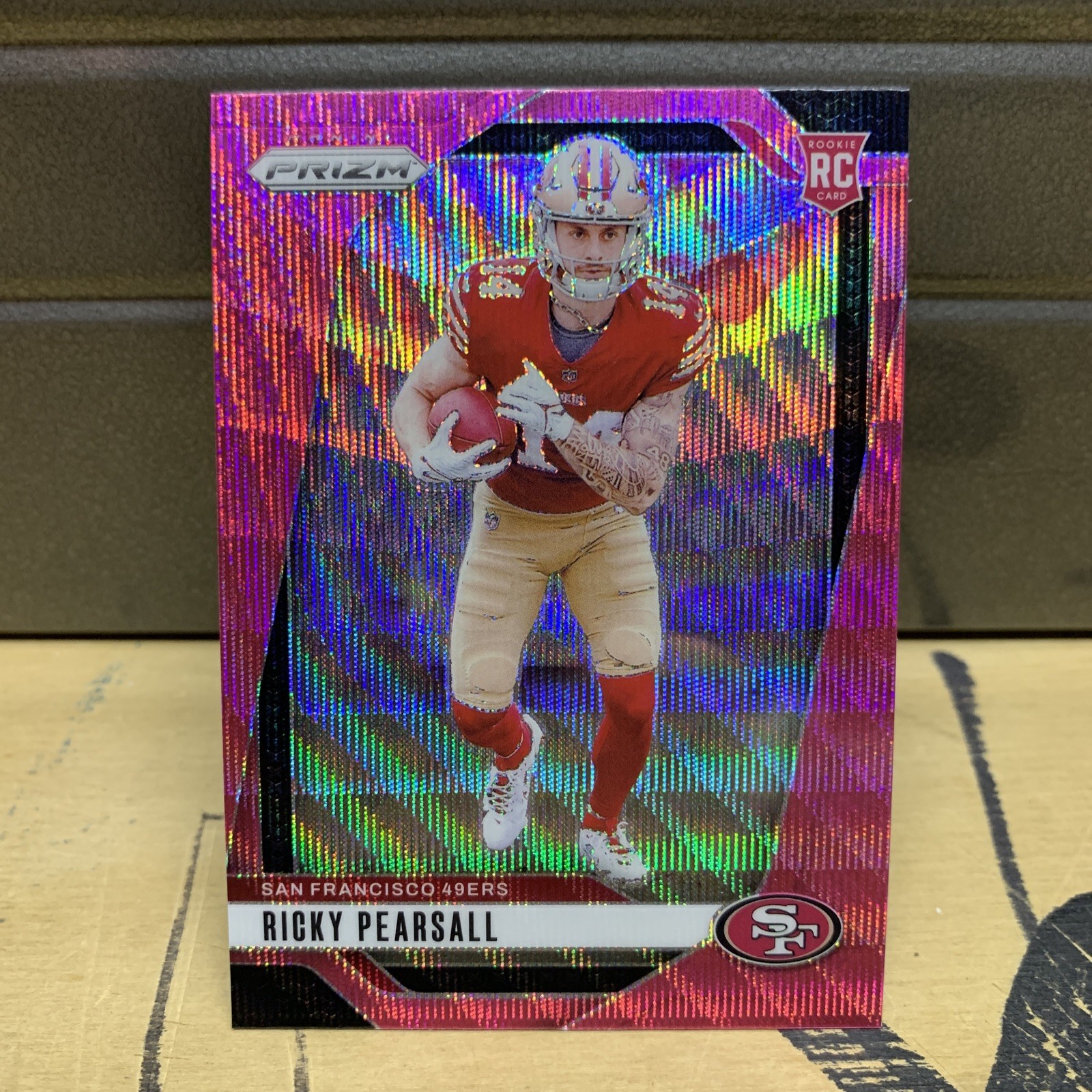 2024 Panini Prizm - Rookies Ricky Pearsall #383 Pink Wave Prizm (RC) Rookie Card