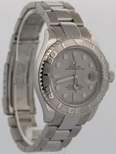 Rolex Yacht-Master PLATINUM Stainless Steel 40mm Oyster Date YM1 Watch 16622 4