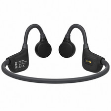 BoneHearing S1 Bone Conduction Black Bluetooth Headphones Sound Amplifier