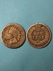 1860 Indian Head Cent Good Condition Minor Damage Semi Key Date Coin Cheap! #09N