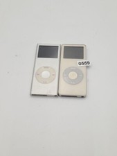 Lot of 2 Apple iPod nano 1st  2nd Gen Silver   2GB  4GB   Untested   Vintage