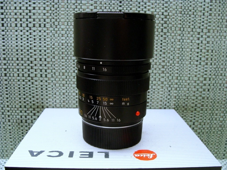 Leica 11136 - Summicron-M 1:2/90mm E55 "1a Zustand/ 6bit codiert" - RAR! - Bild 2 von 4