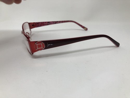 JAX EYEWEAR MOD 8330 50-17-135 536 RED PINK FULL RIM Eyeglasses Frame Italy Y996 - Picture 2 of 8