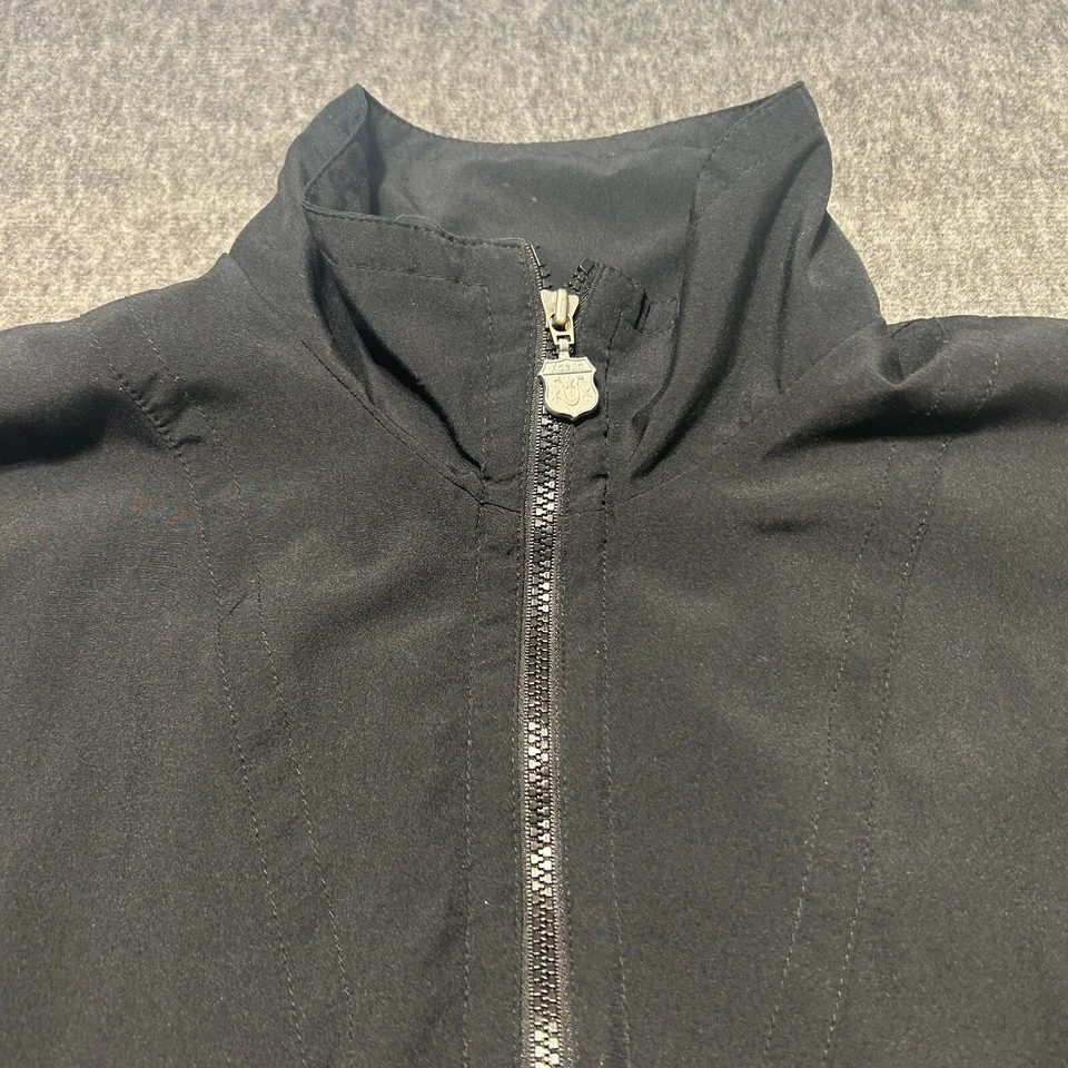 Kaelin Windbreaker Jacket Medium Black 90’s Full Zip Womens - Image 3 of 4