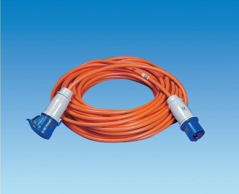 10m Caravan Cable Lead Hook Up Extension 230V 16A 3pin Electric Mains PO106A