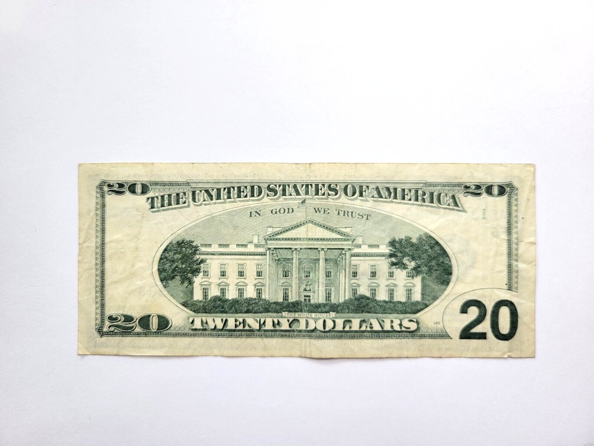 BANKNOTESコレクション 20枚 1996 $20 Twenty Dollar Bill Federal Reserve Note, Serial