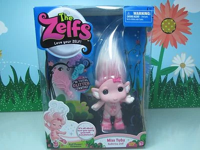 ZELFS SUPER SIZED MISS TUTU BALLERINA ZELF - 4" Moose Toys - NEW IN SEALED BOX - Rare