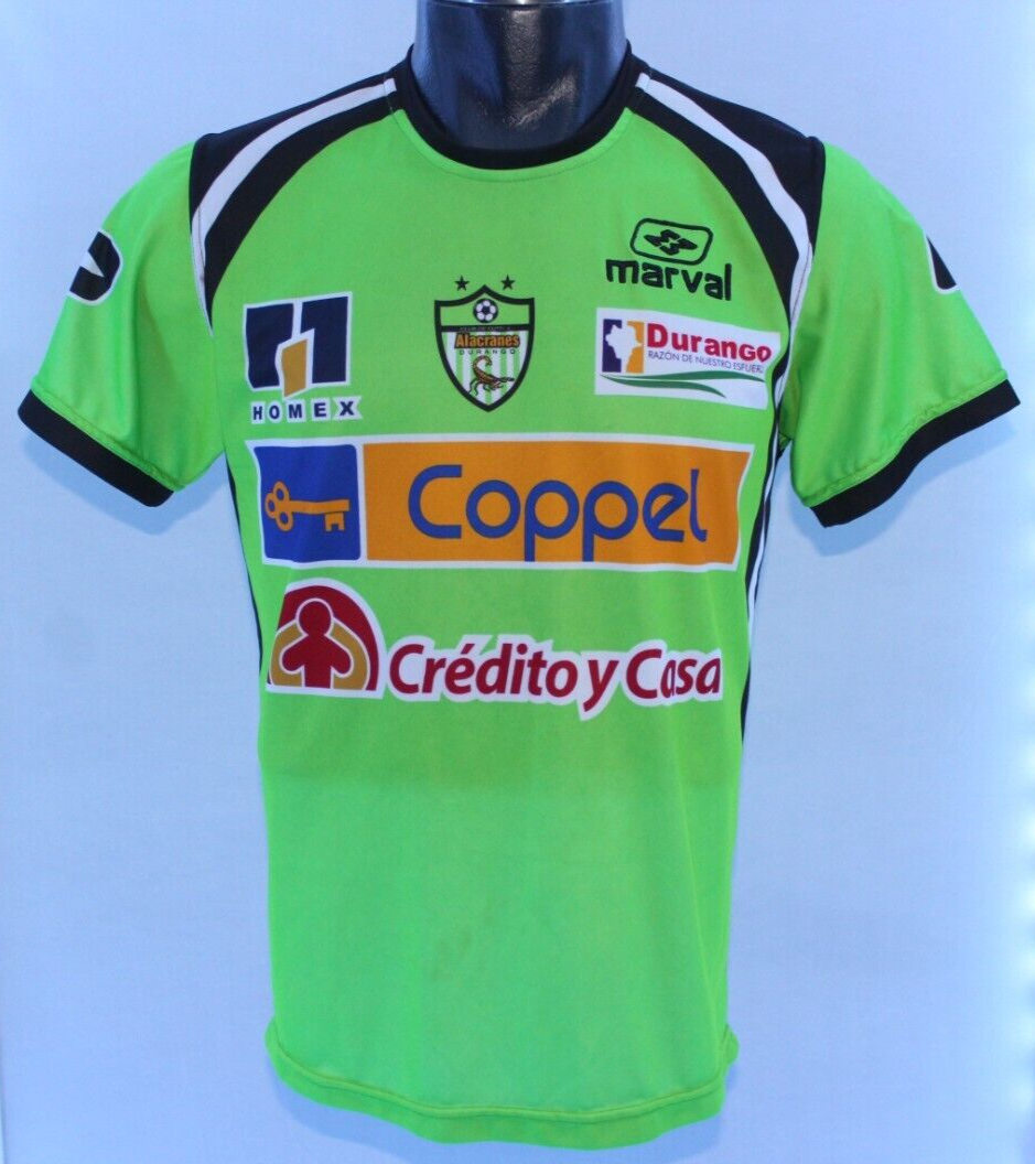 MARVAL サッカーシャツ 32サイズ 17番　メキシコ CF Alacranes de Durango Home Marval Jersey Size Medium 2003-2004