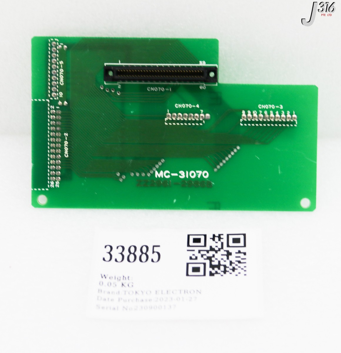 soli様 33885 TOKYO ELECTRON PCB ASSY MC-31070 | eBay