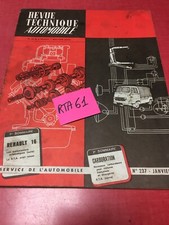 Revue technique Renault R16