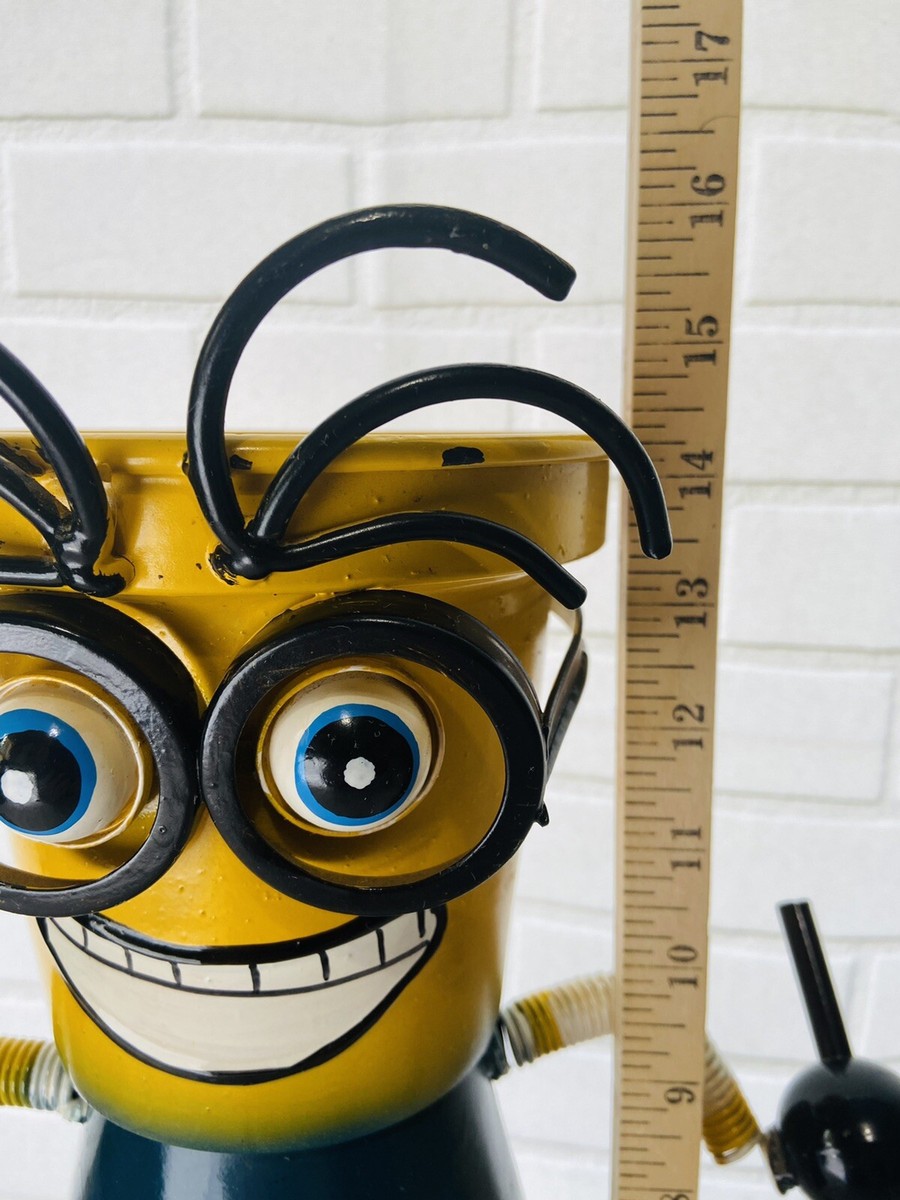 Minions Outdoor / Indoor Flower Pot Planter Sculpture Yard Lawn Terra Cotta  Art | eBay