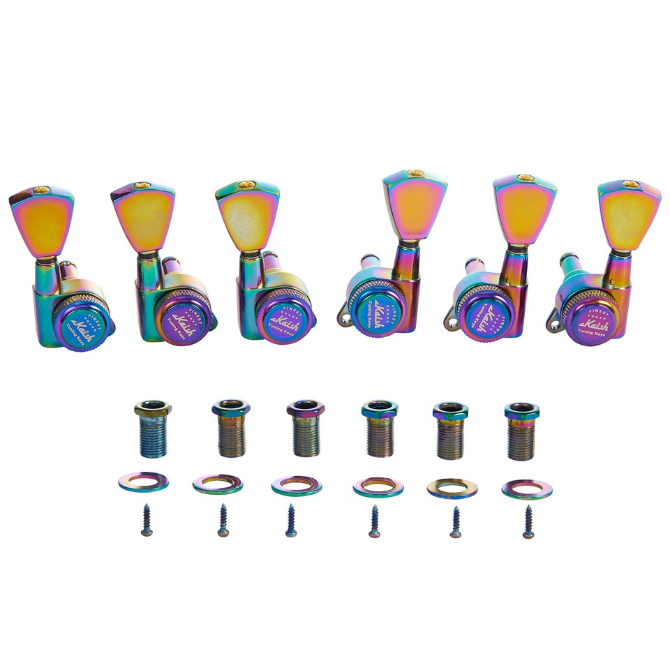 KAISH 3x3 Keystone Locking Tuners 18:1 Locking Tuning Keys for LP/Les ...