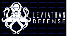 Calcomanías de vinilo troqueladas Peel N' Stick LEVIATHAN Defense II - Deportes al aire libre