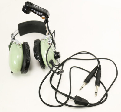 David Clark H10-30 Dual Plug Aviation Headset Lot Of 2 | 12507G10