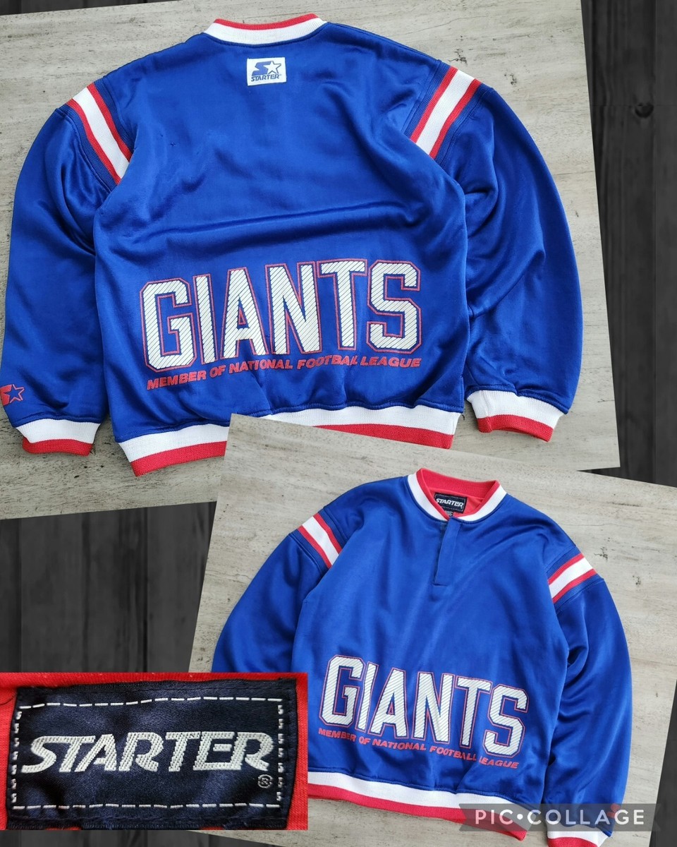 Vintage 80s Starter New York NY Giants Pullover Sweatshirt Sz M 