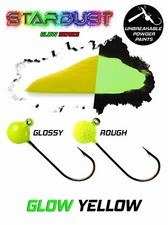 Stardust Plastic Coating Powder for Fishing Weights Color: Glow Yellow
