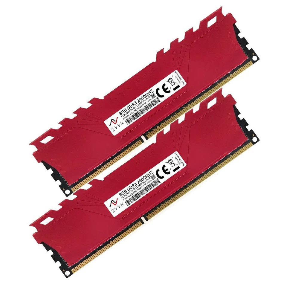 16GB Kit 2x 8GB DDR3 OC 2400MHz PC3-19200U 240Pin Overclocking Desktop Memory ZR - Image 3 of 4