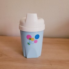 Vintage Baby Blue Sippy Cup Balloons A