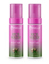 Mielle Rice Water  Aloe Braid Set Foam 7.5oz 2pack 