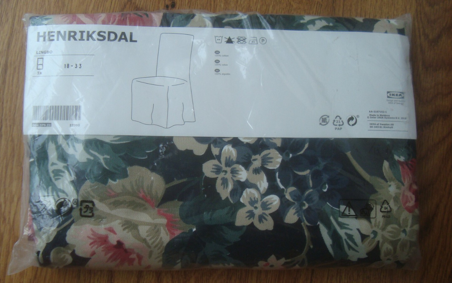 Cover Long Slipcover Lingbo Multicolor Floral 004.379.21