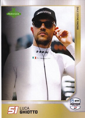 2025 Parkside NTT Indy Car Racing HOBBY  BOX TOPPER Card #34 LUCA GHIOTTO